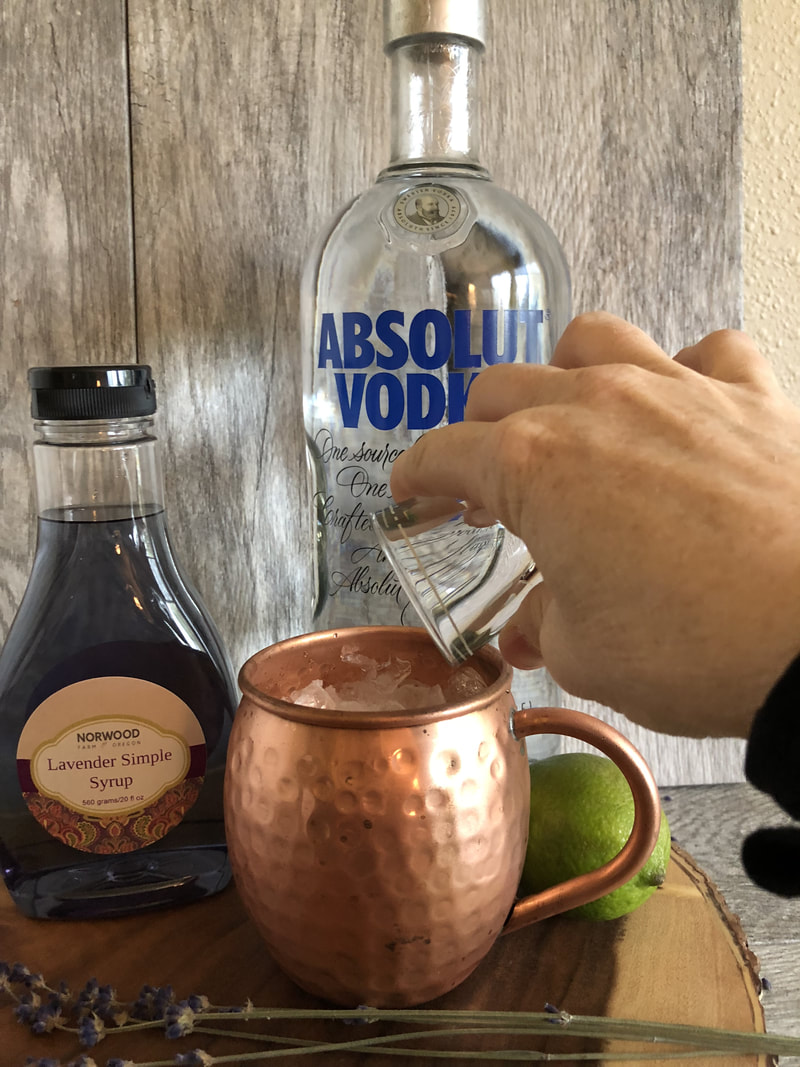 Lavender Moscow Mule