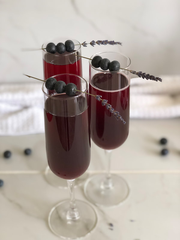 Blueberry Lavender Mimosa